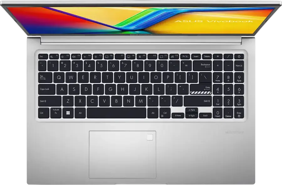 Laptop ASUS Vivobook 15 M1502YA, AMD Ryzen 7 5825U, 16GB RAM, SSD 512GB, Ecran 15.6" FHD Anti-glare, Tastatură Iluminată, Wi-Fi 6E, Cool Silver, Fără SO