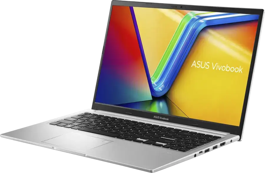 Laptop ASUS Vivobook 15 M1502YA, AMD Ryzen 7 5825U, 16GB RAM, SSD 512GB, Ecran 15.6" FHD Anti-glare, Tastatură Iluminată, Wi-Fi 6E, Cool Silver, Fără SO