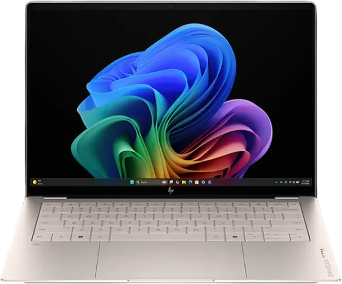 Laptop HP OmniBook Ultra 14-kd0013ci, Culoare Silk Sand, Intel Core Ultra 7 356H, 32GB LPDDR5x RAM, SSD 1TB PCIe NVMe, Ecran Tactil OLED 14" 3K 120Hz, Wi-Fi 7, Windows 11 Home