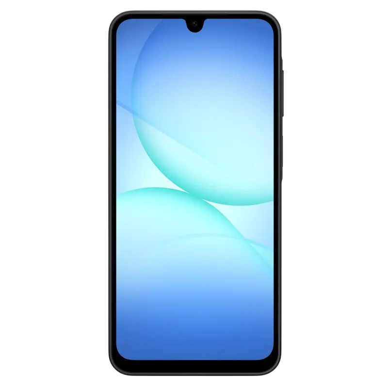 Smartphone Samsung Galaxy A17, Ecran Super AMOLED 6.7 inch 90Hz, Procesor Mediatek Helio G99 Octa-Core, 4GB RAM, 128GB Stocare, Cameră Triplă 50MP, Baterie 5000mAh, Android 15, IP54, Negru