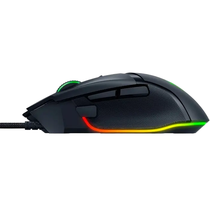 Razer Basilisk V3 Wired Gaming Mouse, 26,000 DPI Focus+ Optical Sensor, HyperScroll Tilt Wheel, 11 Programmable Buttons, Chroma RGB, Black