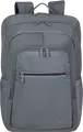 RivaCase 7569 Alpendorf ECO Laptop Backpack for up to 17.3 inch Laptops, RPET Eco-Friendly Polyester, Grey, Padded Compartment, Reflective Zipper