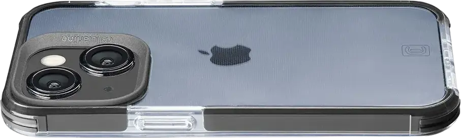 Чехол Cellularline Tetra Force Strong Guard для iPhone 14, TETRACIPH14T, Прозрачный, амортизация Versaflex, система IDS, антибактериальное покрытие Microban, военный стандарт защиты от ударов