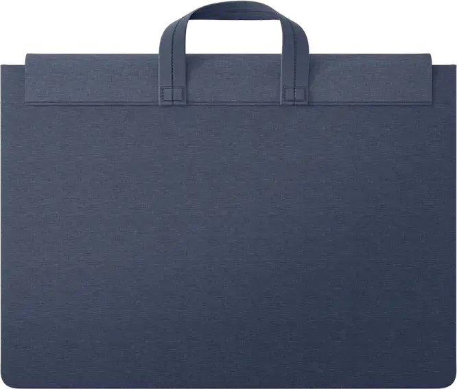 Lenovo Yoga 14-inch Laptop Sleeve, Water Resistant Polyester Protective Case with Top Handle and 2 Compartments, Blue