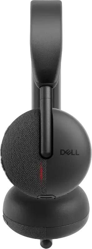 Casca Wireless Dell Pro WL3024, Căști Supraaurale Wireless Bluetooth 5.3 cu Microfon cu Anulare Zgomot AI, Certificare MS Teams, Încărcare USB-C, Negru