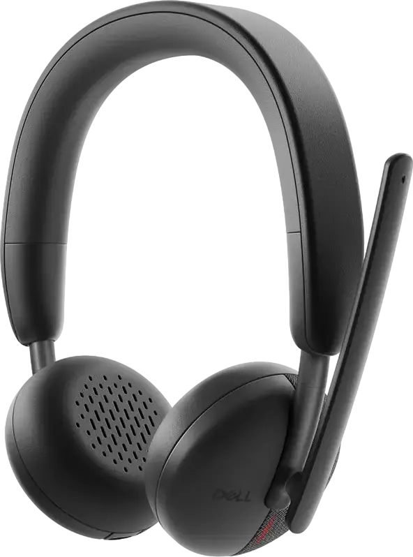 Casca Wireless Dell Pro WL3024, Căști Supraaurale Wireless Bluetooth 5.3 cu Microfon cu Anulare Zgomot AI, Certificare MS Teams, Încărcare USB-C, Negru