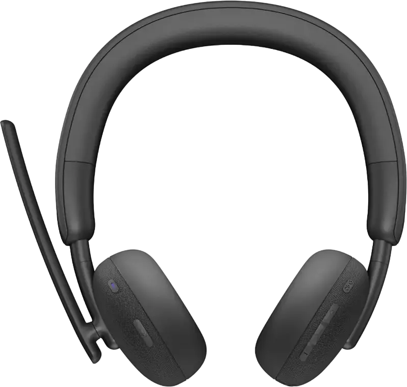 Casca Wireless Dell Pro WL3024, Căști Supraaurale Wireless Bluetooth 5.3 cu Microfon cu Anulare Zgomot AI, Certificare MS Teams, Încărcare USB-C, Negru