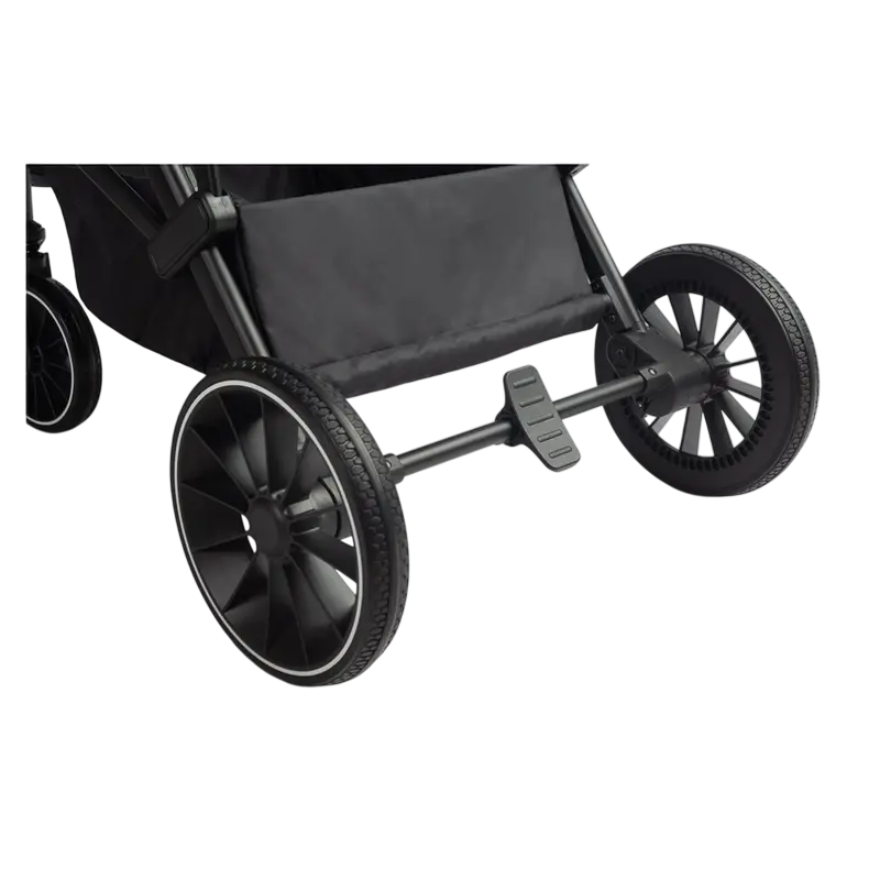 Căruța pentru bebeluși Caretero Elma, Albastru, 0 luni - 4 ani, Max 22kg, Roți EVA cu amortizare, Centură de siguranță în 5 puncte, Cu Ploaie și Huscă pentru picioare
