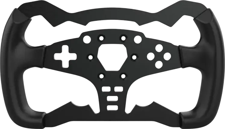 Mod Volan Formula MOZA ES - Rim de Upgrade din Aluminiu Aeronautic 280mm pentru Volane MOZA ES, ES Lite și ESX, Prize Rubber, Negru