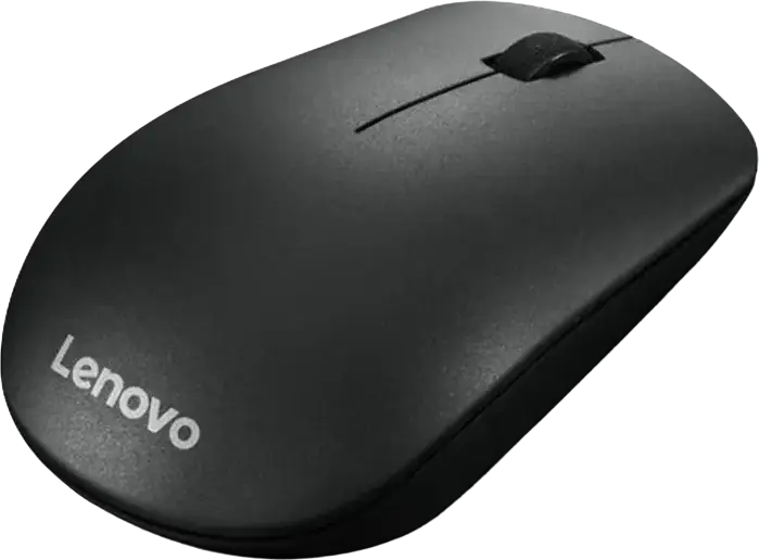Lenovo 400 Wireless Mouse GY50R91293, Color: Black, Optical 1200 DPI Sensor, Ambidextrous Design, 2.4 GHz USB Nano Receiver, Black Plastic, Windows Compatible