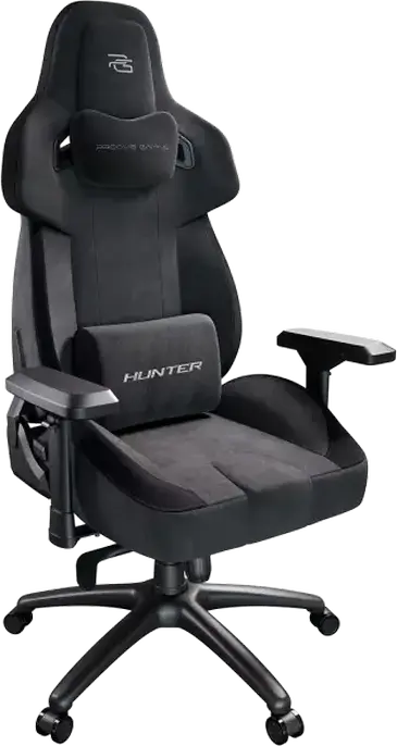 Proove Hunter Gaming Chair, Breathable Fabric, 4D Adjustable Armrests, Metal Frame and Base, Class 4 Gas Lift, 180° Recline, Max Load 150kg