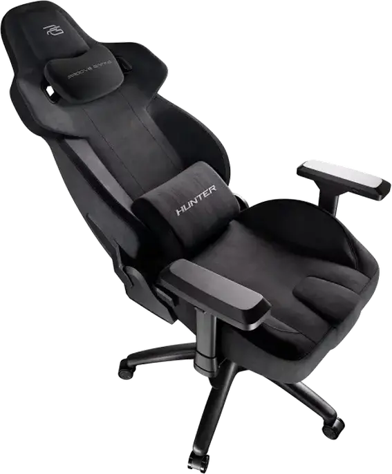 Proove Hunter Gaming Chair, Breathable Fabric, 4D Adjustable Armrests, Metal Frame and Base, Class 4 Gas Lift, 180° Recline, Max Load 150kg
