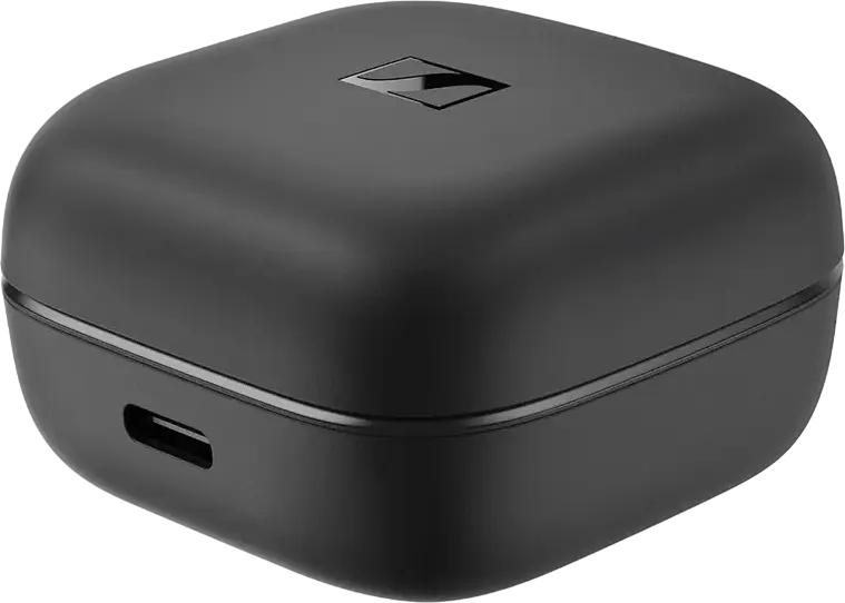 Sennheiser Accentum True Wireless (TWS) Earbuds, Black, Bluetooth 5.3, ANC, Transparency Mode, aptX, IP54, Multipoint, Auracast, 28h Total Battery, USB-C