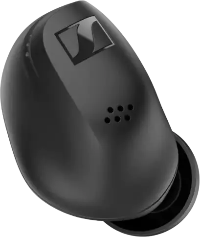 Sennheiser Accentum True Wireless (TWS) Earbuds, Black, Bluetooth 5.3, ANC, Transparency Mode, aptX, IP54, Multipoint, Auracast, 28h Total Battery, USB-C