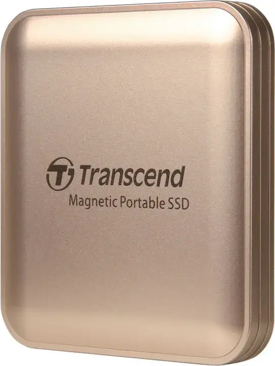 Transcend ESD420 Portable SSD 2TB USB 3.2 Gen 2x2 20Gbps Type-C External Drive 2000MB/s Read/Write MagSafe Compatible MIL-STD-810G Rose Gold