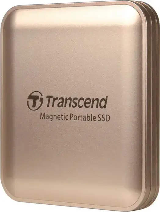 Transcend ESD420 Portable SSD 2TB USB 3.2 Gen 2x2 20Gbps Type-C External Drive 2000MB/s Read/Write MagSafe Compatible MIL-STD-810G Rose Gold
