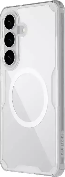 Nillkin Nature Pro Magnetic Case for Samsung Galaxy S26 Plus, Transparent Eco-friendly TPU + PC Shockproof Cover with N52 MagSafe Compatible Magnets