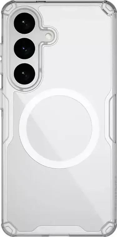 Nillkin Nature Pro Magnetic Case for Samsung Galaxy S26 Plus, Transparent Eco-friendly TPU + PC Shockproof Cover with N52 MagSafe Compatible Magnets