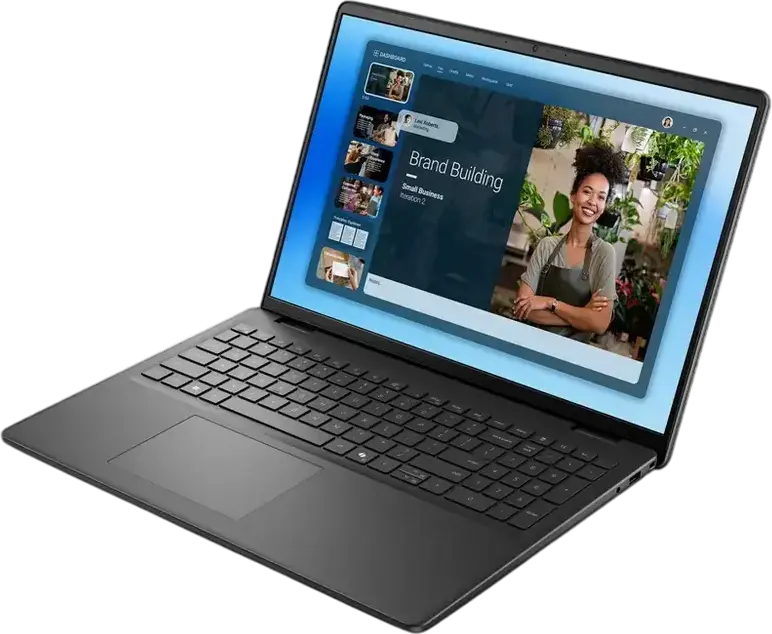 Dell 16 DC16250 Business Laptop 16" FHD+ WUXGA IPS Intel Core 5 120U 16GB DDR5 512GB SSD Linux Ubuntu Carbon Black Illuminated Keyboard Fingerprint Reader