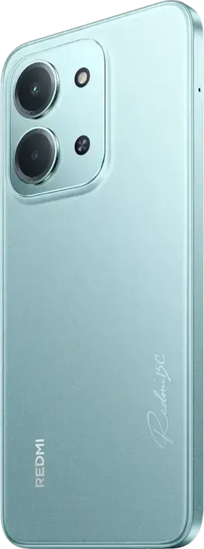Xiaomi Redmi 15C 5G Smartphone - 6.9" 120Hz IPS LCD, Mediatek Dimensity 6300, 4GB RAM, 256GB, 6000mAh Battery, 33W Fast Charge, 50MP Dual Camera, Android 15, IP64, Mint Green