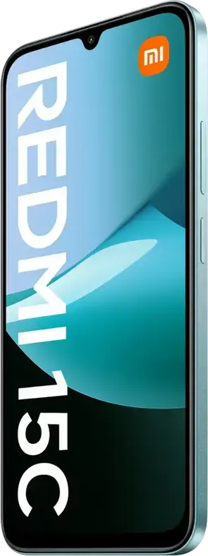 Xiaomi Redmi 15C 5G Smartphone - 6.9" 120Hz IPS LCD, Mediatek Dimensity 6300, 4GB RAM, 256GB, 6000mAh Battery, 33W Fast Charge, 50MP Dual Camera, Android 15, IP64, Mint Green