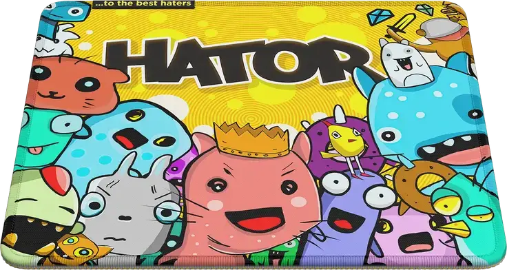 Mouse Pad pentru jocuri HATOR Tonn EVO Limited Edition, Mic, Multicolor