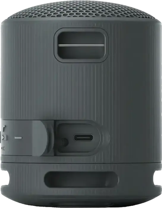 Sony SRS-XB100 Portable Wireless Bluetooth Speaker, Black, IP67 Water & Dust Resistant, 16h Battery Life, USB-C, Stereo Pair Support, 2.5W Output