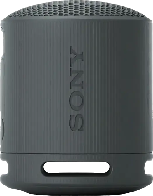 Sony SRS-XB100 Portable Wireless Bluetooth Speaker, Black, IP67 Water & Dust Resistant, 16h Battery Life, USB-C, Stereo Pair Support, 2.5W Output