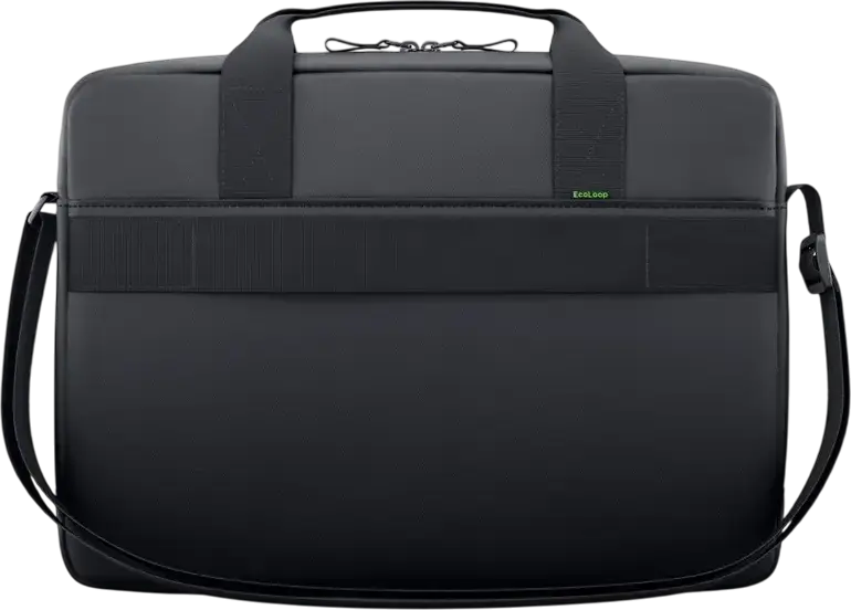 Dell EcoLoop Briefcase CC3624 Laptop Bag for up to 360 x 255 x 25 mm Laptops, Water-Resistant Recycled Polyester, 360º Foam Cushioning, Black, 7L