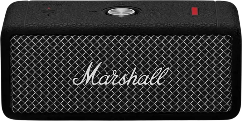 Box Portabil Bluetooth Marshall Emberton II, Sunet Multidirecțional 20W RMS, Rezistență la Apă IP67, Autonomie Baterie 30 Ore, USB-C, Negru și Alamă