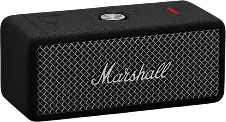 Box Portabil Bluetooth Marshall Emberton II, Sunet Multidirecțional 20W RMS, Rezistență la Apă IP67, Autonomie Baterie 30 Ore, USB-C, Negru și Alamă