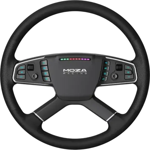 Volan Gaming MOZA Trucking Bundle, Negru