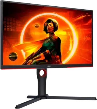 24,5" Monitor Gaming AOC 25G3ZM, VA 1920x1080 FHD, Negru | Roșu