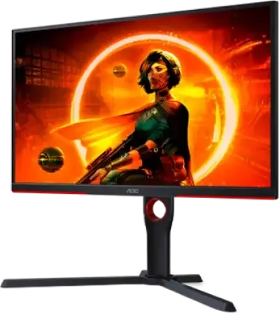 Monitor Gaming AOC 25G3ZM 24.5 inch FHD, Panou VA, Rata de Refresh 240Hz, Timp Raspuns 0.5ms MPRT, AMD FreeSync Premium, Reglabil Inaltime Pivot