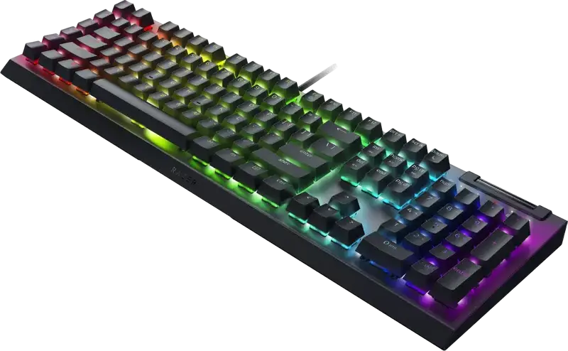 Tastatură Gaming Mecanică Razer BlackWidow V4 X RZ03-04701800-R3M1, Conexiune cu Fir, Switch-uri Yellow Lineare și Silențioase, Chroma RGB, 6 Taste Macro, Carcasă Aluminiu