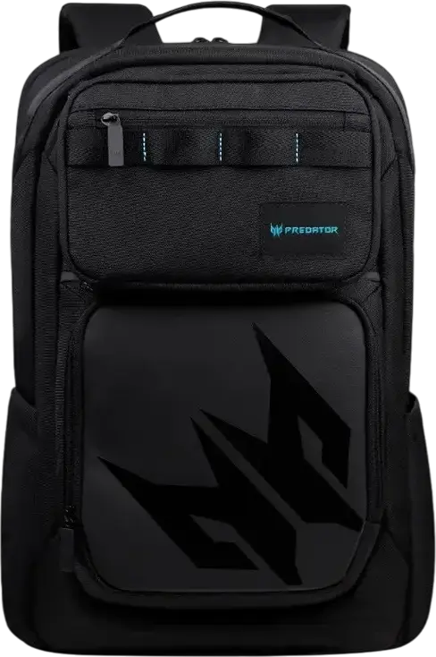 Acer Predator Gaming Extreme Backpack GP.BAG11.05V for Laptops up to 17.3", 27.5L Capacity, Water Repellent Polyester, Black, with Detachable Cross-body Bag