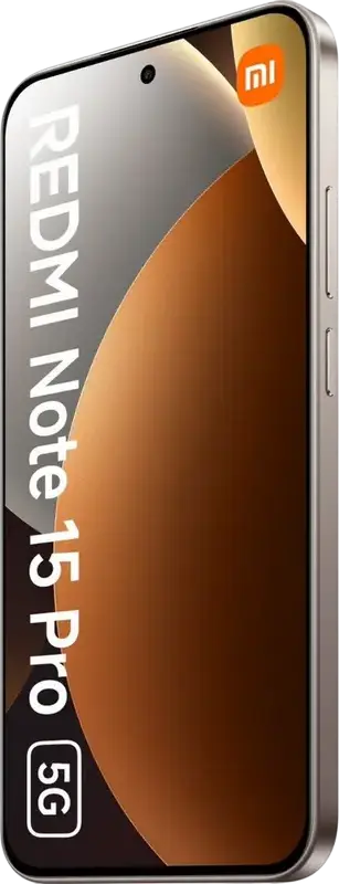 Смартфон Xiaomi Redmi Note 15 Pro 5G, AMOLED экран 6.83" 120Гц, MediaTek Dimensity 7400 Ultra, Камера 200МП OIS, Аккумулятор 6580мАч, IP68/IP69K, Android 15, 256ГБ, 8ГБ ОЗУ, Титановый