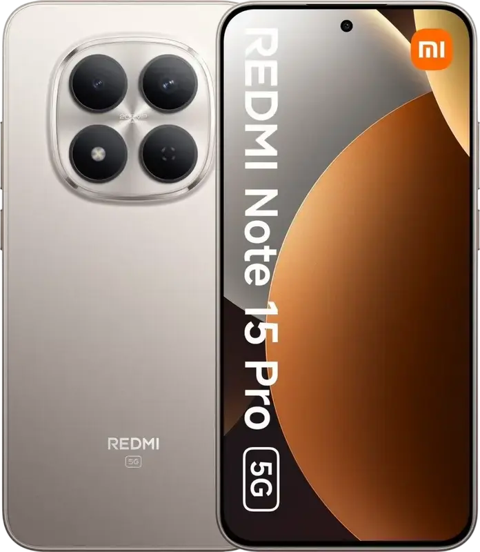 Smartphone Xiaomi Redmi Note 15 Pro 5G, 8GB/256GB, Titanium