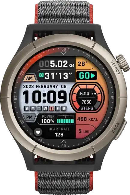 Ceas Sport/Antrenament Xiaomi Amazfit Cheetah Pro, 22mm, Negru