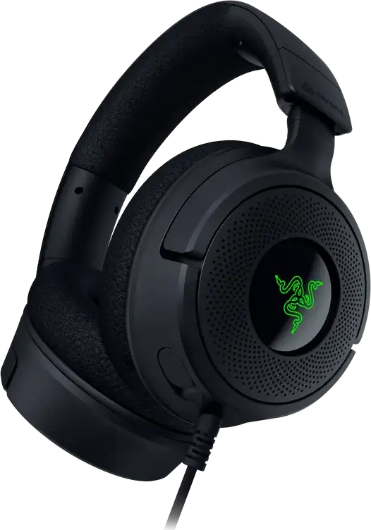 Casca Gaming Razer Kraken V4 X RZ04-05180100-R3M1, Cu Fir pentru PC, Mac, PlayStation, Nintendo Switch, Mobile, Difuzoare TriForce 40mm, Microfon Retractabil HyperClear Cardioid, Sound 7.1 Surround, Chroma RGB, USB Type-C/A