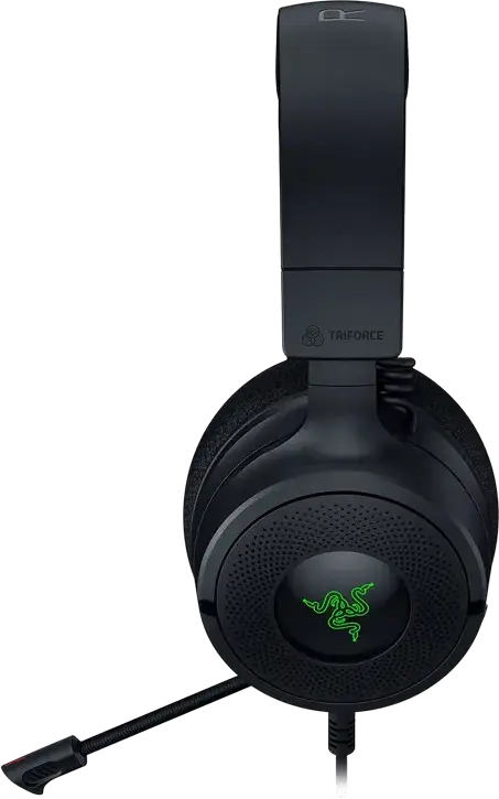 Casca Gaming Razer Kraken V4 X RZ04-05180100-R3M1, Cu Fir pentru PC, Mac, PlayStation, Nintendo Switch, Mobile, Difuzoare TriForce 40mm, Microfon Retractabil HyperClear Cardioid, Sound 7.1 Surround, Chroma RGB, USB Type-C/A