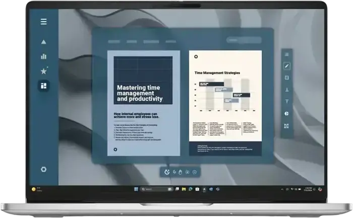 Laptop Business Dell Pro 16 PC16255 16" FHD+ Touch IPS AMD Ryzen AI 7 PRO 350 32GB DDR5 512GB SSD Radeon 860M Windows 11 Pro Aluminiu Platinum Silver