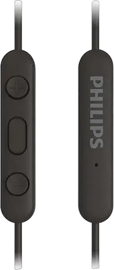 Philips TAE5008BK USB-C In-Ear Headphones with Integrated Microphone, Built-in DAC, 10mm Drivers and 3-Button Remote Control, Black