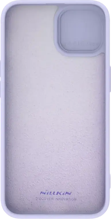 Husa Nillkin CamShield Silky pentru iPhone 15 Plus, din Silicon Lichid si Policarbonat, cu Protectie Culisanta pentru Camera si Strat Anti-Amprente AF