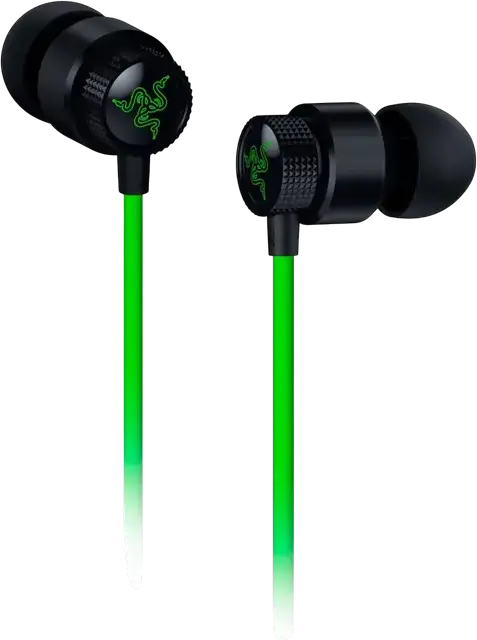 Razer Hammerhead V3 Wired Gaming Earbuds, 11mm Dynamic Drivers, Integrated Omnidirectional Mic, 3.5mm & USB-C Interface, 7.1 THX Surround Sound, Black