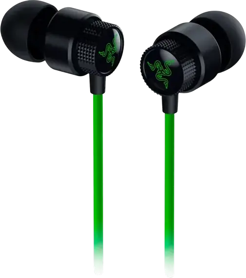 Razer Hammerhead V3 Wired Gaming Earbuds, 11mm Dynamic Drivers, Integrated Omnidirectional Mic, 3.5mm & USB-C Interface, 7.1 THX Surround Sound, Black