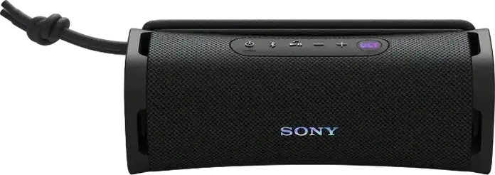 Sony ULT FIELD 1 Portable Bluetooth Speaker, Black, ULT POWER SOUND Bass Boost, IP67 Waterproof and Dustproof, Shockproof, 12h Battery, Built-in Mic