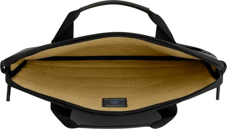 Husa Dell Pro Plus EcoLoop CV5623 pentru Laptopuri pana la 16", Plastic Reciclat din Ocean, Rezistenta la Intemperiuri, Curea de Umar si Prindere Bagaj, Negru