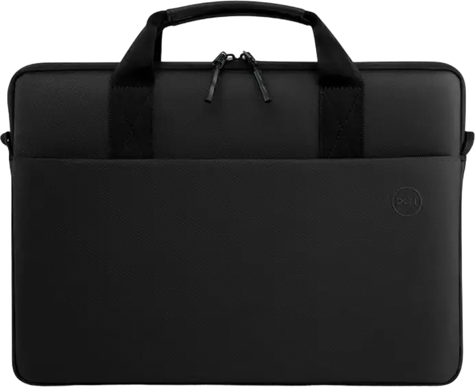 Husa Dell Pro Plus EcoLoop CV5623 pentru Laptopuri pana la 16", Plastic Reciclat din Ocean, Rezistenta la Intemperiuri, Curea de Umar si Prindere Bagaj, Negru