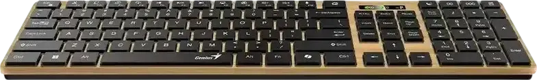 Tastatura Business Wireless Genius SlimStar 7250BT, Dual Mode Bluetooth 5.3 si 2.4GHz RF, Taste Slim Chocolate Switch, Taste AI Copilot si Multimedia